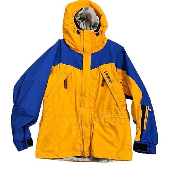 Marmot Goretex Mountain Hiking Jacket Vintage Thunderlight Medium - Picture 3 of 11